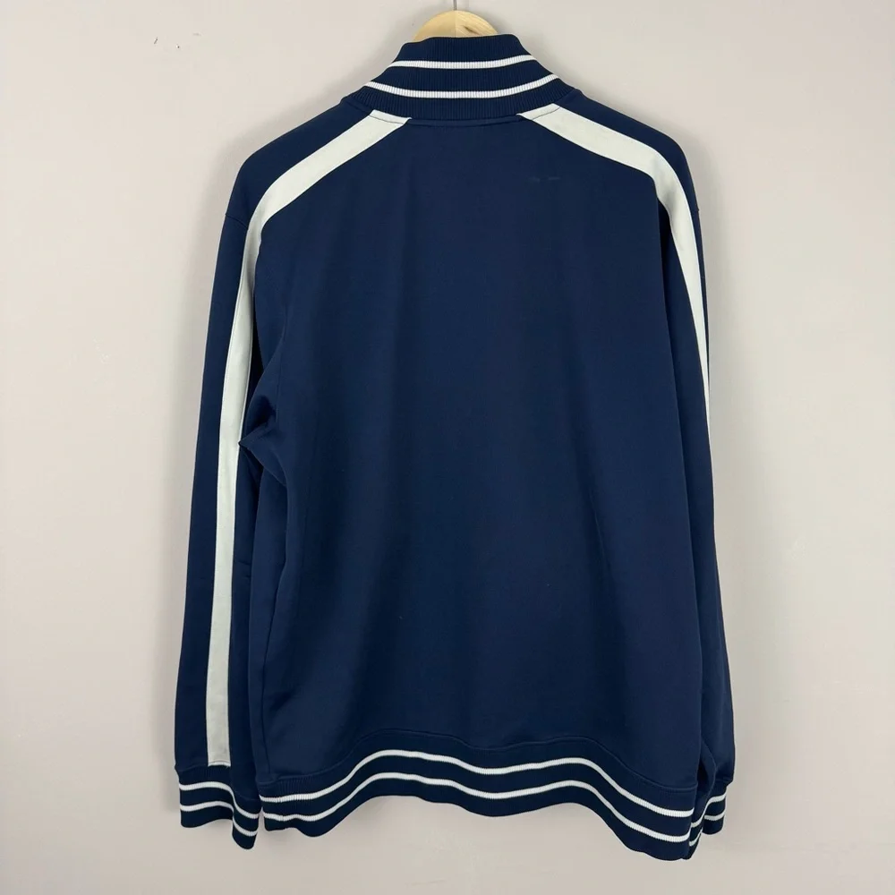 The North Face Men's Track Jacket Navy Blue Full Zip Size XL